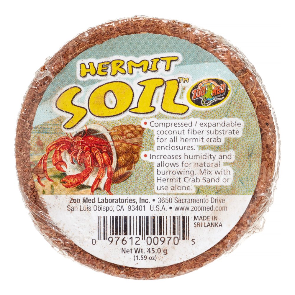 Zoo Med Hermit Soil Hermit Crab Bedding, 1.59 Oz