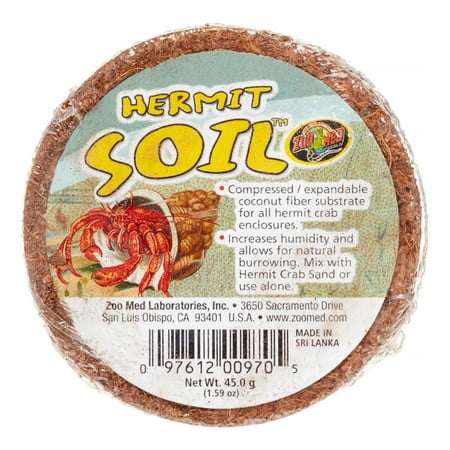 UPC: 0097612009705 | Zoo Med Hermit Soil Hermit Crab Bedding  1.59 Oz