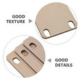 thumbnail image 3 of FESTFENDS 3Pcs Guitar Accessories Wooden Khaki Neck Plate for Musical Instrument Maintenance, 3 of 7