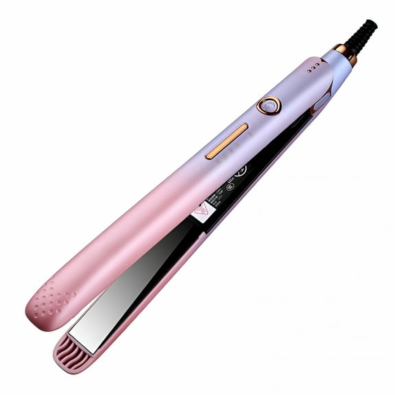 ACDANC Hair Straightener Iron, 1 Inch, Ceramic Coated with Argan Oil & Keratin, Professional Flat Iron for Frizz Control & Smoother Hair, Moderate