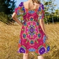 thumbnail image 4 of Guatemalan embroidery #3 Sleeveless Dress evening dresses women women party dresses Women's summer suit, 4 of 6