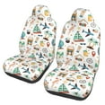 thumbnail image 2 of Haiem Travel1 Printed Car Seat Covers Set of 2, Universal Fit Car Seat Covers,Protective Seat Covers,Comfortable Car Seat Covers, Easy Installation Seat Covers, 2 of 9
