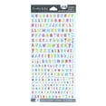 thumbnail image 1 of CRAFTY & CO. Alphabet Stickers noir, 518 pcs, 2 Sheets, Rainbow, 1 of 8