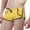 Yellow, variant on Lycaql Men's Speedo Mens Breathable Swim Trunks Pants Swimwear Shorts Slim Wear Swimsuit Briefs(Black,L)