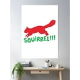 thumbnail image 2 of Bloom Theory Squirrel!!! Poster Wall Art, Modern Wall Decor, 24x36 UNFRAMED, 2 of 3