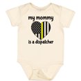 thumbnail image 3 of Inktastic Dispatcher Mom Emergency Gold Line Flag Boys or Girls Baby Bodysuit, 3 of 5