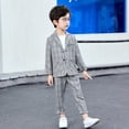 thumbnail image 5 of Lolanta Boys Casual Suits Wedding Outfits Kids 2 Piece Gentleman Blazer and Pants Set Dresswear, 5 of 6