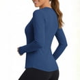 thumbnail image 6 of Purcolt Women UPF 50+ UV Shirts Long Sleeve with Thumb Holes Workout Sun Shirt Quick Dry Athletic Hiking Running Tops, 6 of 8