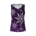 thumbnail image 4 of Lsque Snowflake Gradient Purple Printed Workout Tank Tops for Women, Athletic Sports Tank Tops, Compression Sleeveless Dry Fit Shirts,Sleeveless Yoga Shirt-X-Large, 4 of 9