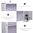 thumbnail image 4 of AMERTEER Box Medicine Storage Aid First Lockablecontainer Family Locking Containers Wall Cabinet Lock Case Bin Case Box Community, 4 of 7