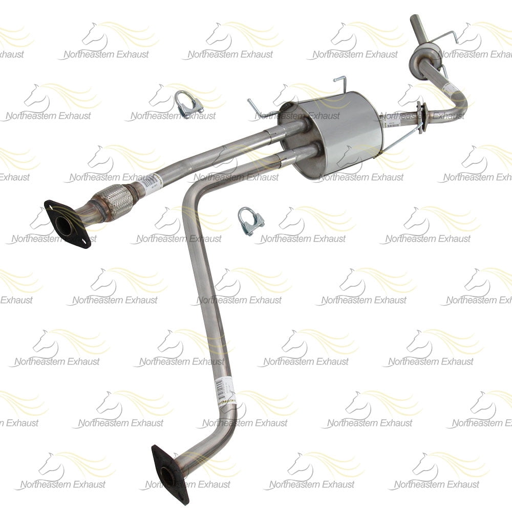 Northeastern Exhaust Exhaust System Kit Fits 1996-2000 Nissan Pathfinder 3.3L - Direct Fit | Stainless Steel