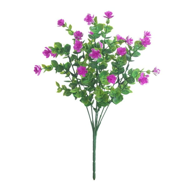 Ramo de flores artificiales perfecl eucalipto decoración hogar 35 cm