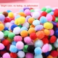 thumbnail image 4 of MasteelfCA ROSENICE 2000pcs 10mm Plush Balls Colorful Pompom Ball Sew On Clothes Trousers Bags (Mixed Color), 4 of 7