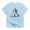 Sky Blue, variant on - Skeleton Playing Hockey Facing Infant T Shirt - Infant T-Shirt