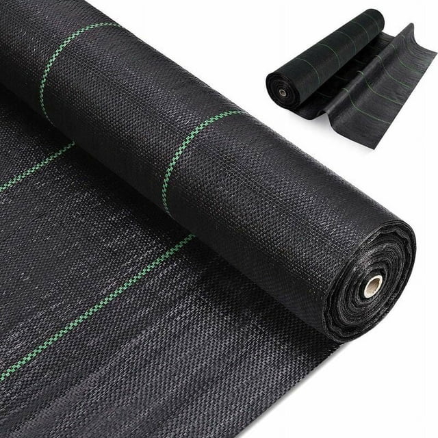 Paños para acolchado de 2 m x 10 m, geotextil, lona para acolchado, geotextil, tela antimaleza, tejido permeable al agua, resistente a los rayos UV, antirrebrote - lona antimaleza