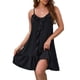 thumbnail image 3 of Vestido con Tirantes Finos para Mujer, Ideal para Vacaciones. Negro S, 3 of 8