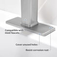 thumbnail image 2 of Single Hole Faucet Deck Plate Cover for Kitchen Sink, Brushed Stainless Steel, 3.5cm Hole Diameter (Grey), 2 of 4
