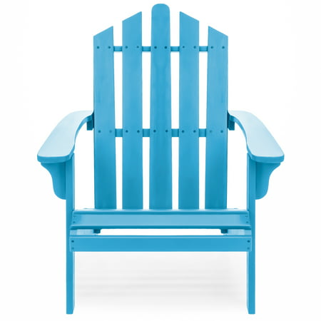 Best Choice Products Outdoor Patio Acacia Wooden Adirondack Chair (Best Oversized Adirondack Chairs)
