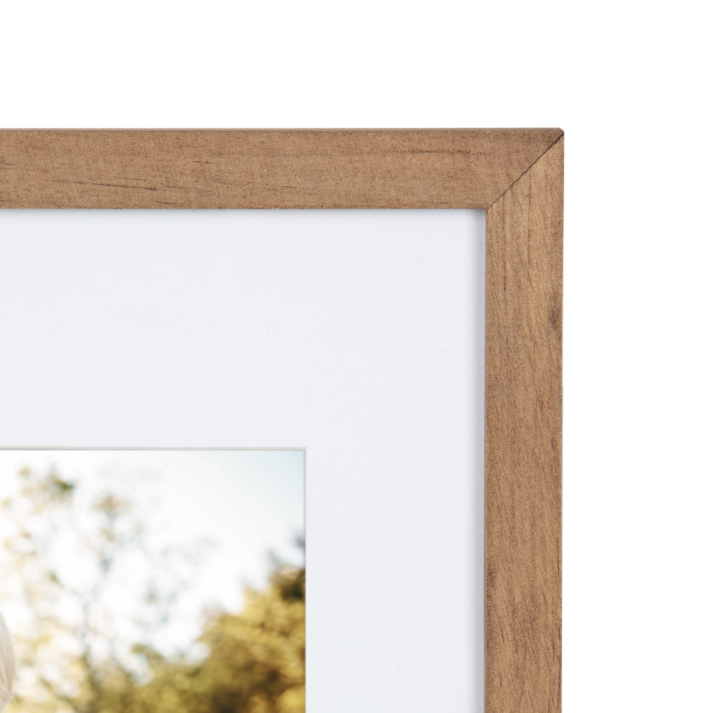 Kate and Laurel Gallery Transitional Frame Set, Set of 6, Rustic Brown and Black, Sophisticated Wooden Picture Frames With Multiple Sizes Included