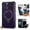 Purple, variant on For Apple iPhone 16 Pro (6.3") Hybrid Bumper Invisible Stand Compatible with Magsafe 360° Ring Kickstand Shockproof Phone Case Cover by Xpression - Black