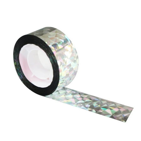 

2024 Home 2.4cm Wide X 100m Long Reflective Bird Tape Double Shiny For Gardens Orchards And Bird Ribbon