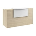 thumbnail image 5 of Arrive 72W x 30D Reception Desk with Drawers in Natural Elm - Engineered Wood, 5 of 5