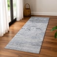 thumbnail image 6 of Addison Rugs Mayfield Premium Machine Washable Transitional Abstract Blue Runner Rug, 2'3" x 7'6", 6 of 6