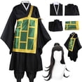 thumbnail image 1 of Disfraz de cosplay Lmetsky Geto Suguru Kimono para Halloween para hombre, 1 of 7