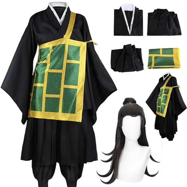Disfraz de cosplay Lmetsky Geto Suguru Kimono para Halloween para hombre
