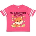 thumbnail image 3 of Inktastic My Big Brother Loves Me- Little Fox Boys or Girls Toddler T-Shirt, 3 of 5
