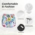 thumbnail image 6 of Lsque Cactus1 Printed Women's Running Shorts with Liner Pockets,Elastic Quick Dry Workout Athletic Gym Yoga Shorts,Womens High Waist Shorts-X-Large, 6 of 9