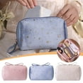 thumbnail image 3 of TERGAYEE Storage Bags Velvet Cosmetic Bag, Portable At Any, Flannelette Star Handbag, Pocket Change, Lipstick Storage Bag Storage Baskets, 3 of 3