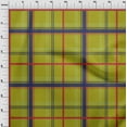 thumbnail image 3 of oneOone Viscose Chiffon Fabric Madras Check Print Fabric BTY 42 Inch Wide, 3 of 4
