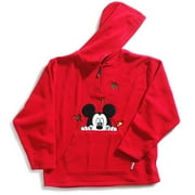 Coy Mickey Mouse Hooded Fleece