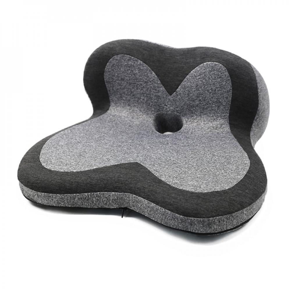 Memory Foam Seat Cushion Chair Pillow for Sciatica, Coccyx, Back