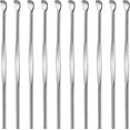 thumbnail image 1 of 10 Pack - Stainless Steel Ear Spoon Portable Ear Pick Earwax Cleaning Tools, 1 of 5