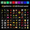 thumbnail image 3 of GALAPROX Christmas Halloween Projector Lights Outdoor, 2025 New 9 Holiday Themes 10 Patterns Snowflake Decorations Lamp, 3 of 9
