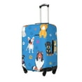 thumbnail image 2 of Haiem Cute Dogs Luggage Cover Printed Suitcase Covers for Luggage Elastic Washable Suitcase Protector Fits 18-32 Inch Luggage-X-Large, 2 of 9