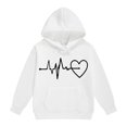 thumbnail image 5 of XQYLOS Heart Print Graphic Hoodies for Teen Girls Long Sleeve Oversized Pullover Cute Sweatshirts Plus Size Fashion Tops, 5 of 5