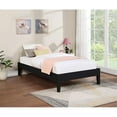 thumbnail image 3 of Pemberly Row Contemporary Wood Platform Full Bed in Black Finish, 3 of 8