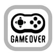 thumbnail image 2 of Rodriquez Jr, Enrique 26x26 White Modern Wood Framed Museum Art Print Titled - Game Over, 2 of 4