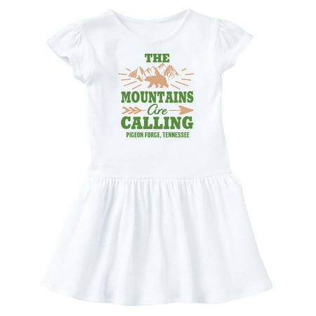

Inktastic Pigeon Forge Tennessee The Mountains Are Calling Gift Baby Girl Dress