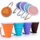 thumbnail image 2 of Taza de viaje plegable de silicona - Taza plegable de silicona para acampar con tapas - Juego de tazas para beber expandible - Portátil, graduado (aleatorio) Fokelyi JQWJ305, 2 of 5