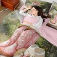thumbnail image 4 of Manfei Pink Boot Hat Bedding Sets Twin Size, Western Cactus Bed in a Bag Twin size, Cowboy Cowgirl Reversible Comforter Sets with Sheets, Super Cozy Room Decorative, 7 Pieces, 4 of 6