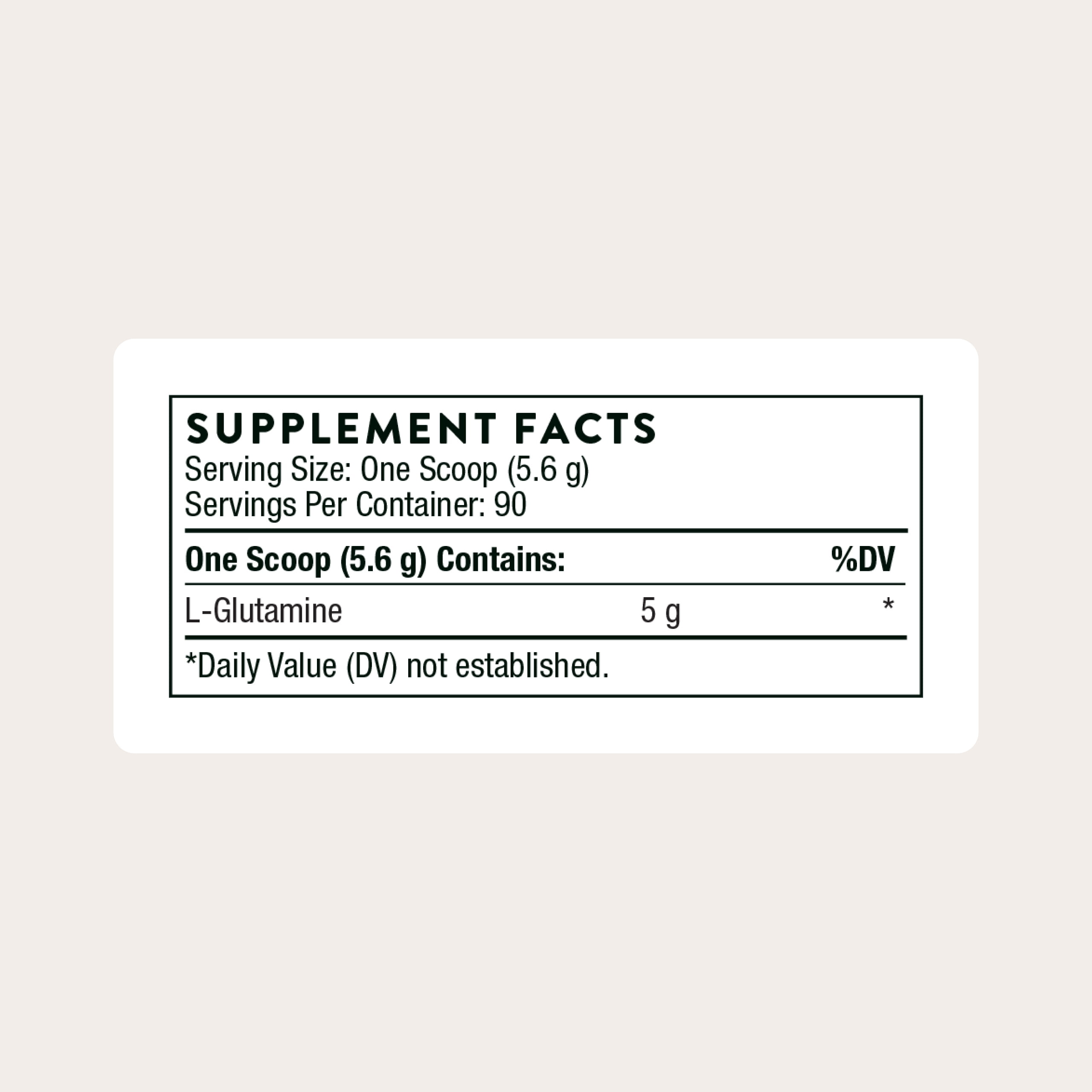 THORNE - L-Glutamine Powder - Glutamine Powder for GI Health and Immune Function* - 17.8 Oz