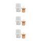 thumbnail image 1 of Matsuzay Molde de de silicona para hacer manualidades, molde para pudín de Chocolate para hornear, artesanía decorativa para vacaciones, Tipo 2 3piezas, 1 of 6