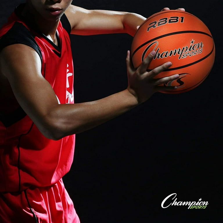 Champion Sports Rubber Official Basketball, Heavy Duty - Pro