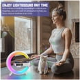 thumbnail image 5 of Zerak Mini G-Shaped Smart Wireless Speaker & Charger – 10 Light Effects, Bluetooth Audio, Wake-Up Light Alarm Clock, Night Light Lamp, 5 of 7