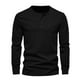 thumbnail image 4 of pstuiky camisetas de manga larga para hombre, Sudadera con capucha para hombre, color liso, para correr al aire libre, manga larga, cuello redondo, para hacer ejercicio tops de invierno para hombre m, 4 of 5
