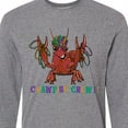 thumbnail image 4 of Inktastic Crawfish Crew Mardi Gras Crayfish with Beads Long Sleeve T-Shirt, 4 of 5